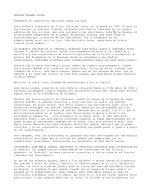 Argumento Condores no entierran todos los dias