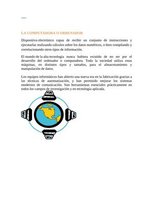 ¿que es para ti la informática y la Internet?