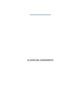 EL DIARIO DEL CONOCIMIENTO