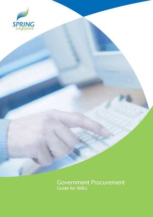 Guidebook Government Procurement Guide For SMEs