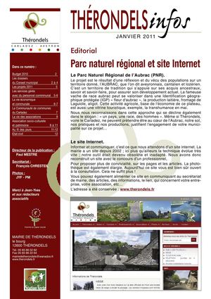Thérondels Info Janv 2011