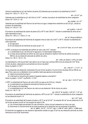 solubilidad de bachillerato