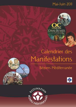 Calendrier des manifestations - Mai/Juin - Béziers Méditerranée 