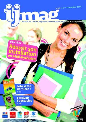 IJ Mag, le journal du CRIJ Toulouse Midi-Pyrénées vient de sortir AVRIL 2011