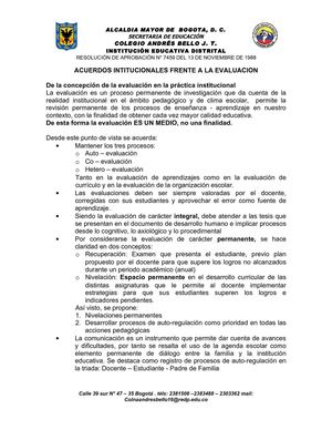 Acuerdos Institucionales