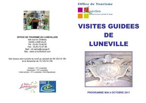 VISITES GUIDEES CHATEAU LUNEVILLE 2011