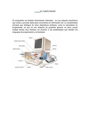 EL COMPUTADOR
