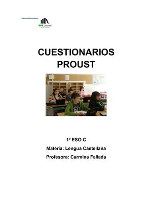 CUESTIONARIOS PROUST