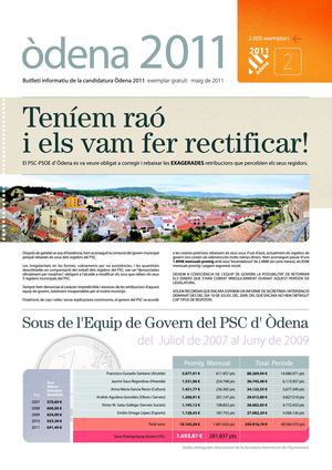 2n Butlletí d'ÒDENA2011