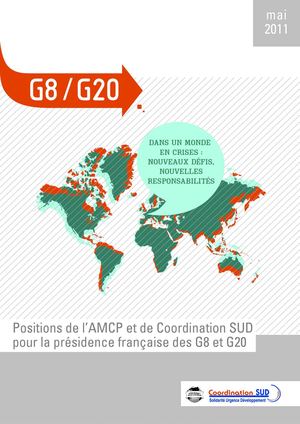 Positions de l’AMCP et de Coordination SUD pour la présidence française des G8 et G20