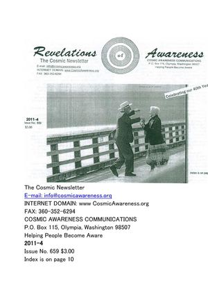 Cosmic Awareness 2011-04: West Coast Earthquake Alert