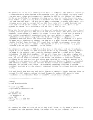 MP3 Search Box - A Powerful Way to Search for MP3s!