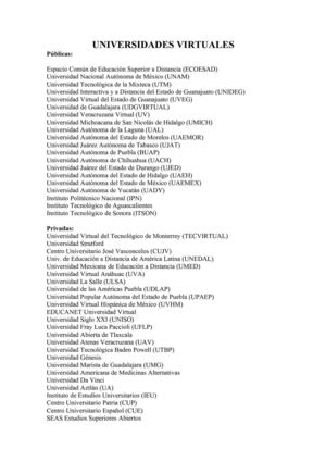 Escuelas Virtuales y Enciclopedia online