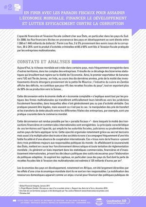 FICHE 2 : Paradis Fiscaux