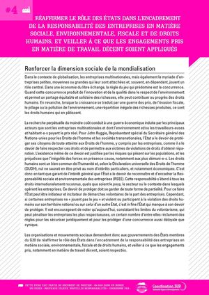 FICHE 4 : Responsabilité Sociale et Environnementale des Entreprises