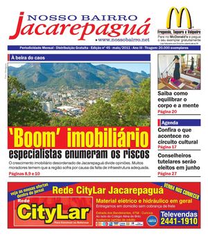 Jornal Nosso Bairro Jacarepagua Edição 045