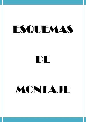 ESQUEMAS  DE  MONTAJE