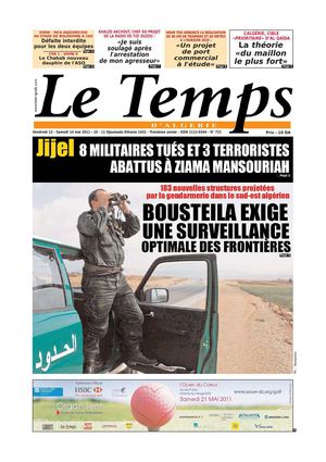 Le Temps d'Algérie Edition du Samedi 14 Mai 2011