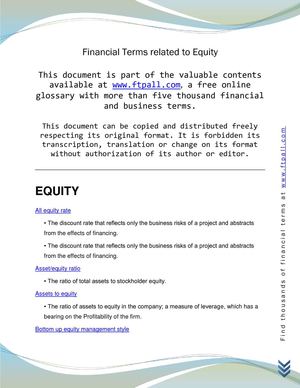 Equity