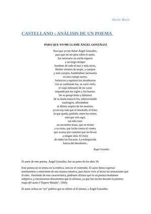 Ángel González; Sheila M.