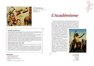 peintre de formation académique