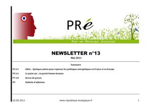 NEWSLETTER n°13