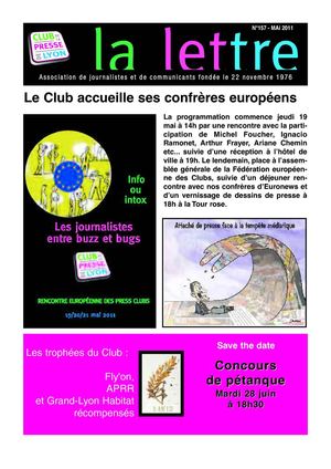 La lettre du Club de la presse de Lyon 157