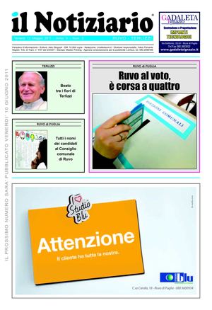 il Notiziario • Ruvo-Terlizzi • 13 Maggio 2011