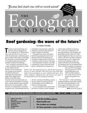 Spring 2004 The Ecological Landscaper Newsletter
