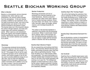 Seattle Biochar Working Group