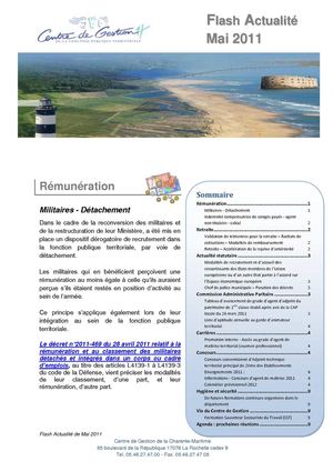 CDG17 - Flash actualité - mai 2011