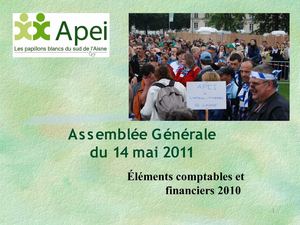PRESENTATION 2011 RAPPORT FINANCIER