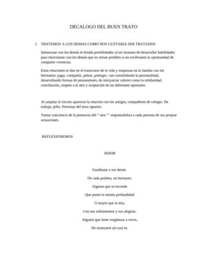 decalogo del buen trato