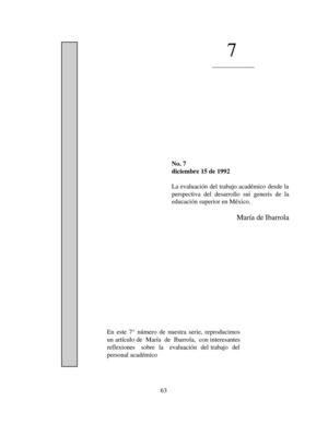 Artículo 11: La evaluación del trabajo académico