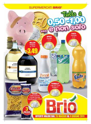 Volantino Briò - Tutto a 0,50 - 1.00 euro ...e non solo