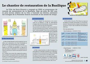 Le chantier de restauration de la basilique