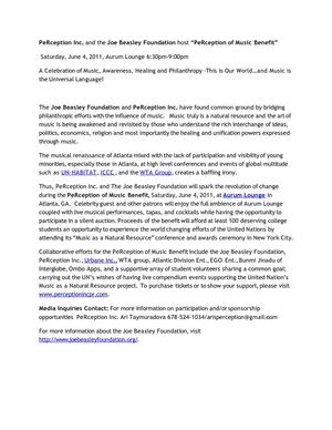 The PeRception of Music