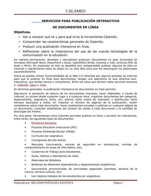 Tutorial de CALAMEO