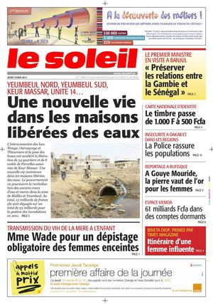 Edition du 19 Mai 2011