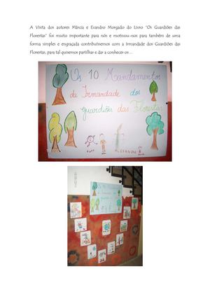 "Os guardiões das Florestas" - Alunos da Educação Especial da EB1 de Oliveira de Azeméis, nº 4 (Profª Marina Abrantes)