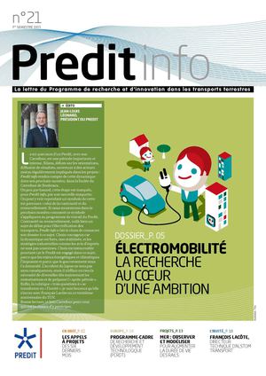 Predit info n°21 - 1er semestre 2011 - Dossier Electromobilité 