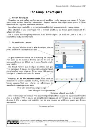 Tutoriel Gimp : les calques