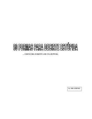 50 FORMAS PARA DECIRTE ESTUPIDA