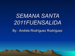 semana santa 2011