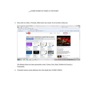 La forma mas breve de subir videos a Youtube !!!