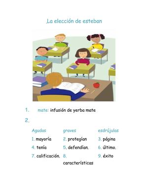 la eleccion de esteban