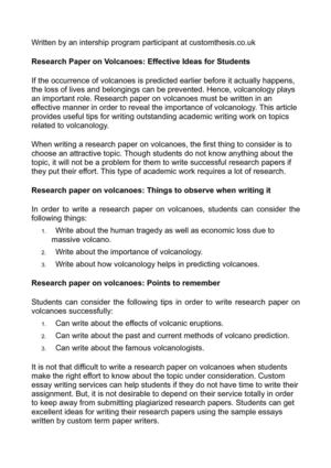 Реферат: Volcanoes Essay Research Paper VolcanoesA volcano is