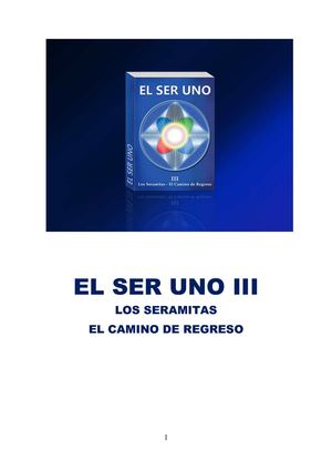 El Ser Uno Libro # III