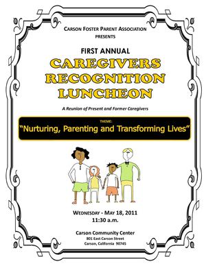 Carson Foster Parent Association ~ Luncheon Souvenir Booklet