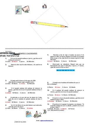 TEIMPOS Y CALENDARIOS